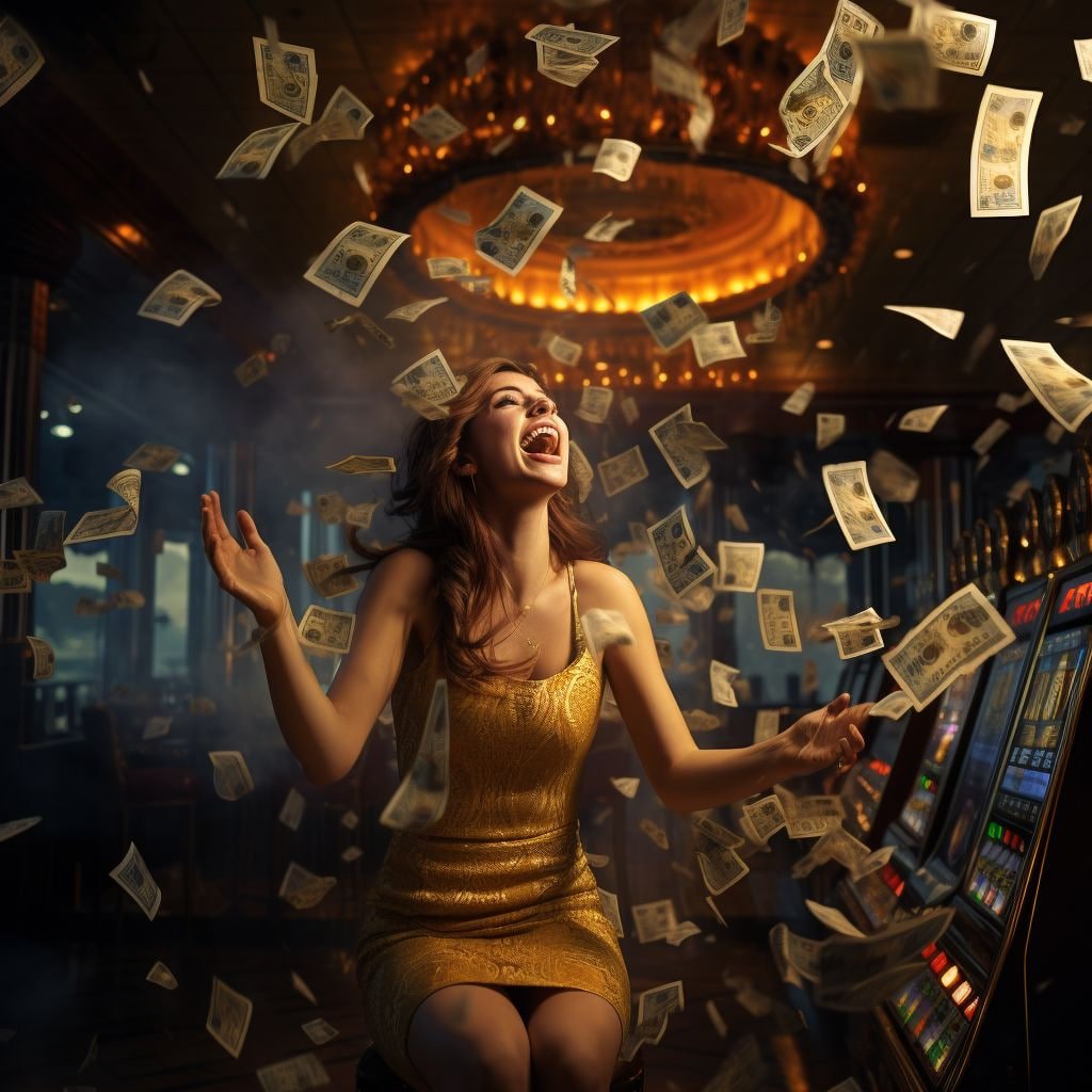 Slot machine reels လည်ပတ်မှုနှင့် bonus symbol ပေါ်ပေါက်မှုမြင်ကွင်း